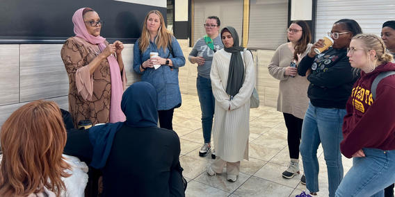 Title IV-E Students at a Somali Experimental Learning trip