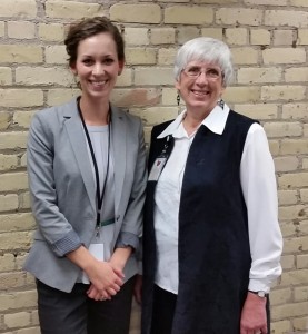 MSW Intern Hannah with Field Instructor Becky at Ramsey County