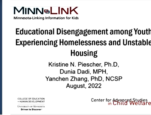 Educational Disengagement among Youth Experiencing Homelessness and Unstable Housing (.5 hrs)