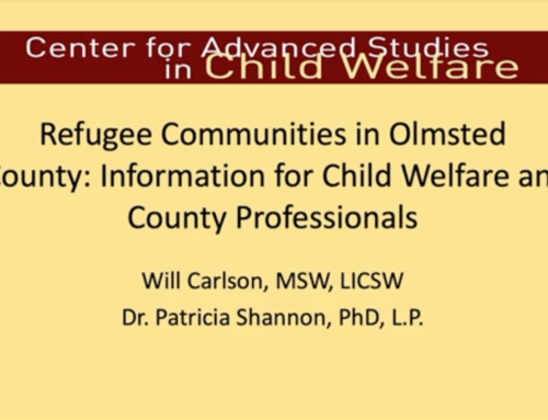 Refugee Communities in Olmsted County: Information for Child Welfare and County Professionals (1.0 hr)