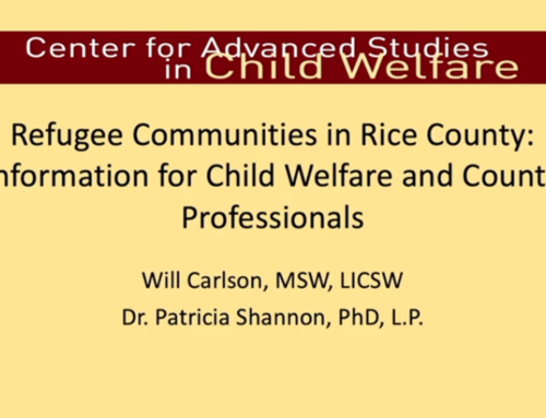 Refugee Communities in Rice County: Information for Child Welfare and County Professionals (1.0 hr)